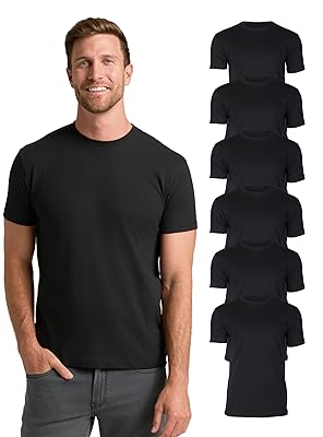 True Classic Mens T-Shirts – Short Sleeve Crew Neck T Shirts for Man, Cotton Blend Plain Novelty Men's T-Shirts