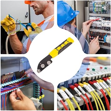 Stainless Steel Cable Straightener Tool, Portable Wire Straightener Network Cable Untwist Tools Wire Looper Tool for Electrician Maintenance Construction Sites