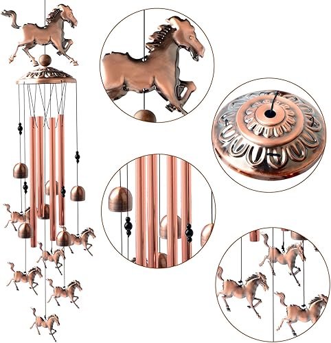 Miniatura 7 de Móvil de caballos para decoración de patio y exteriores, regalos para mujeres, madre, esposo, esposa, abuela tía, hija, amiga, sobrina, hermana,