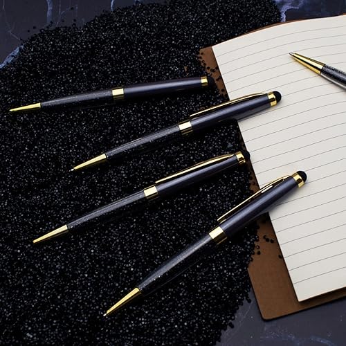 Miniatura 2 de Ancolo Bolígrafos Personalizados para Regalo - Bolígrafo de Bola con Punta de Lápiz Táctil, Elegantes Bolígrafos de Diamante de Cristal Premium,