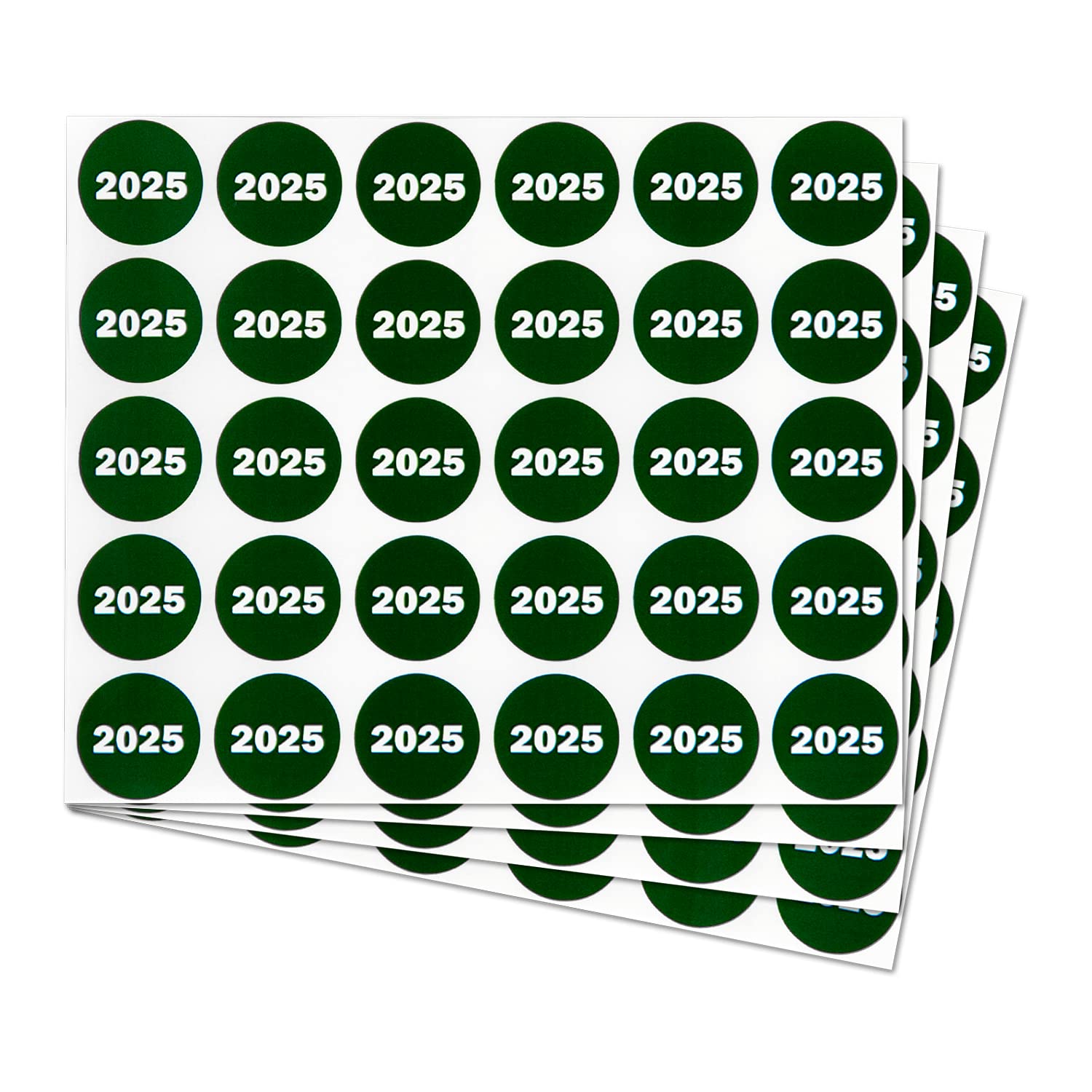 900 Etiquetas | 2025 Etiquetas - Año de 2025 Etiquetas - Clase de 2025 Etiquetas (0.75 pulgadas, Verde) para etiquetas de citas, medicamentos, etiquetado de alimentos