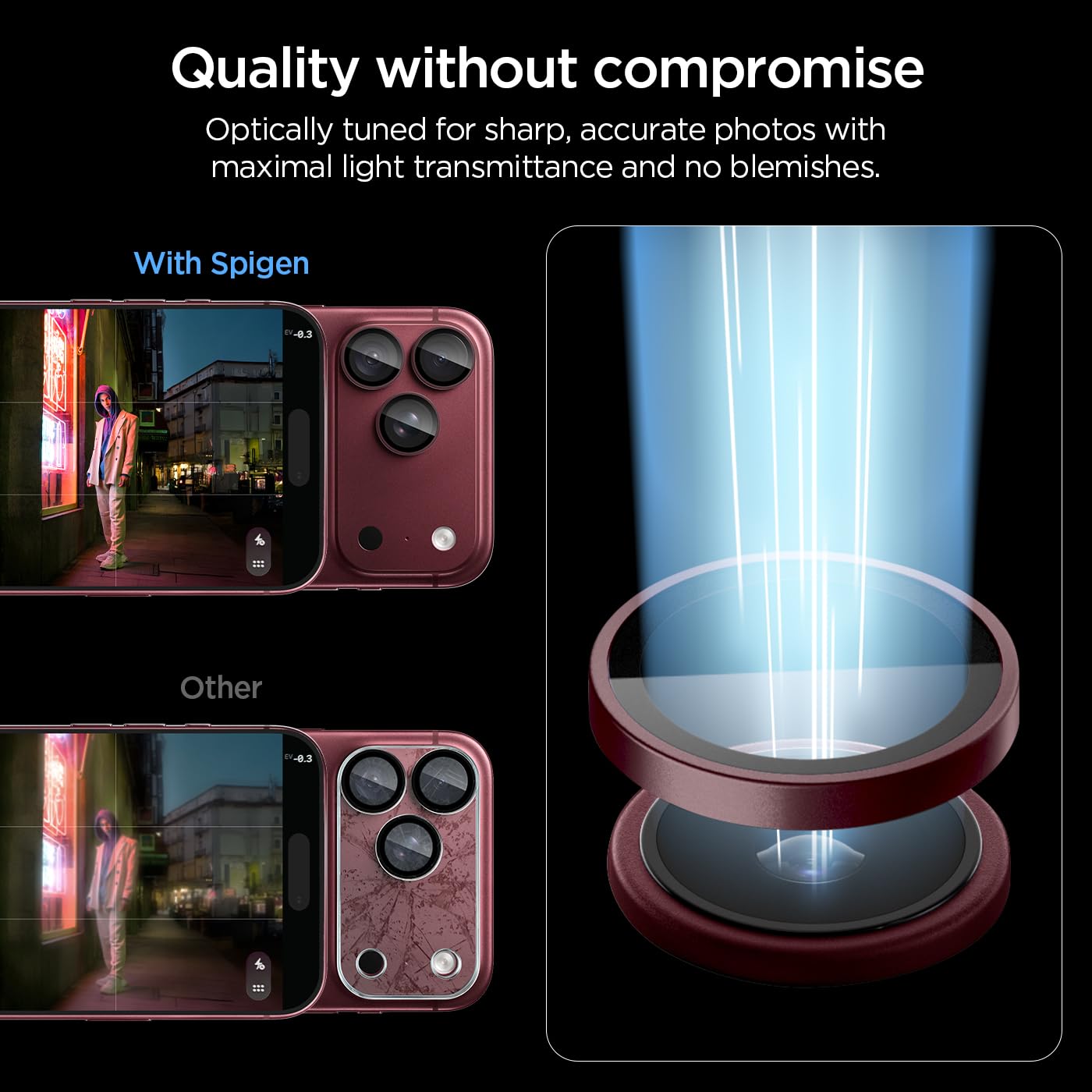 Spigen Optik Pro Camera Lens Protector for iPhone 18 Pro / 18 Pro Max — Amazon image 7