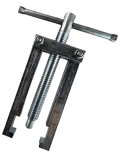 Signatt 2 Jaw Premium Fan Bearing Puller Metallic 4 inch, 2 Leg Bearing Puller,