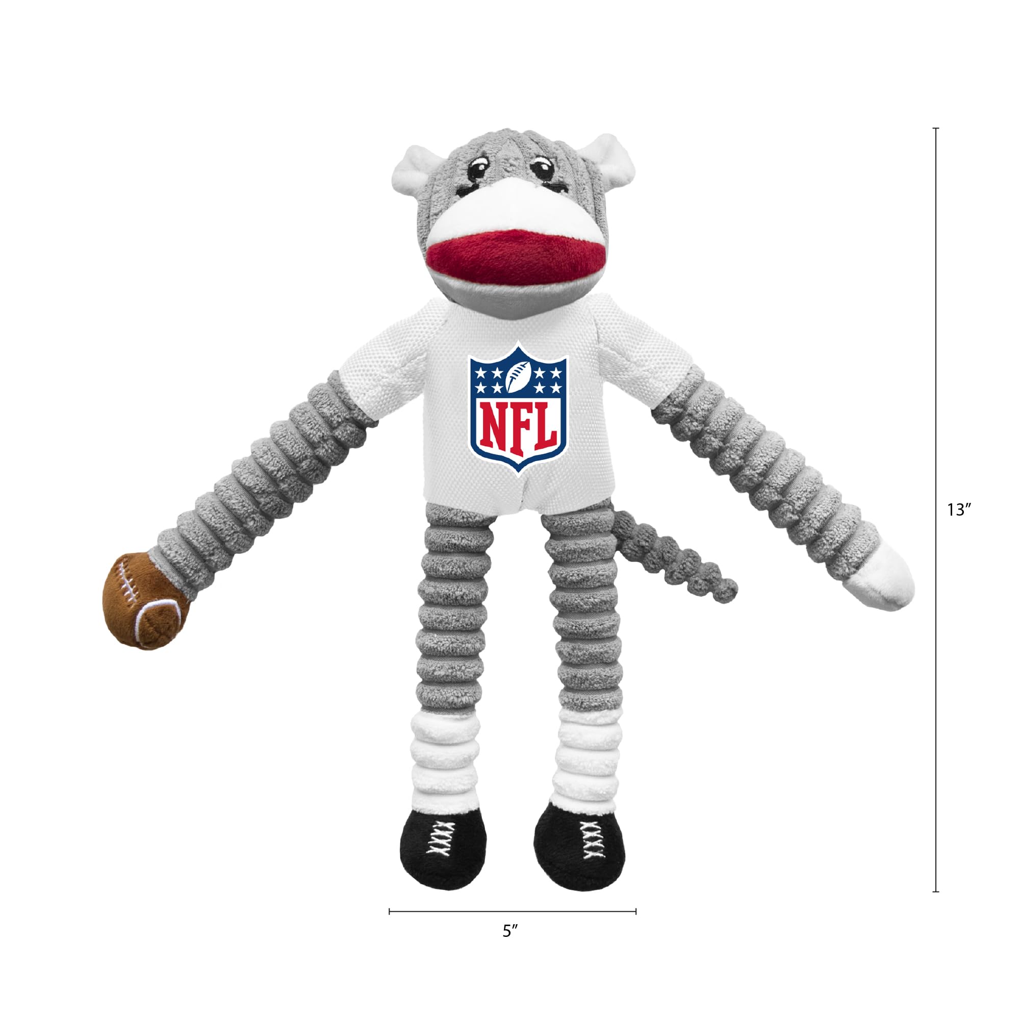 Little Earth Productions Littlearth Cleveland Browns NCAA Sock Monkey - Juguete para Mascotas