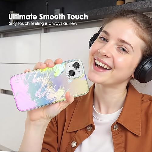 Vista 313 de TENOC Funda para teléfono compatible con iPhone 13 Pro Max, funda transparente a prueba de golpes protectora delgada para 6.7 pulgadas