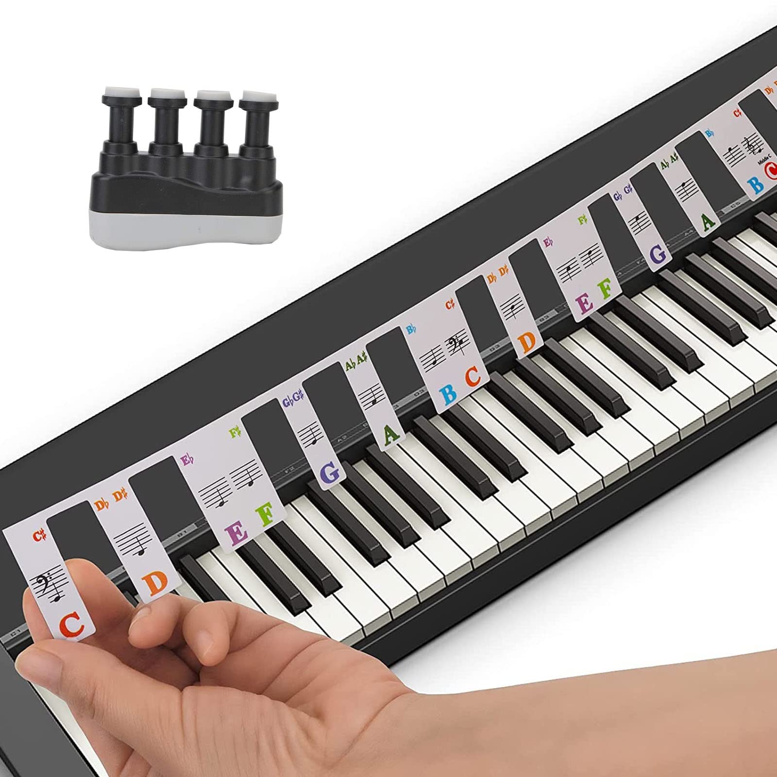 Pianogids voor beginners, 88 toetsen, pianotoetsenbord