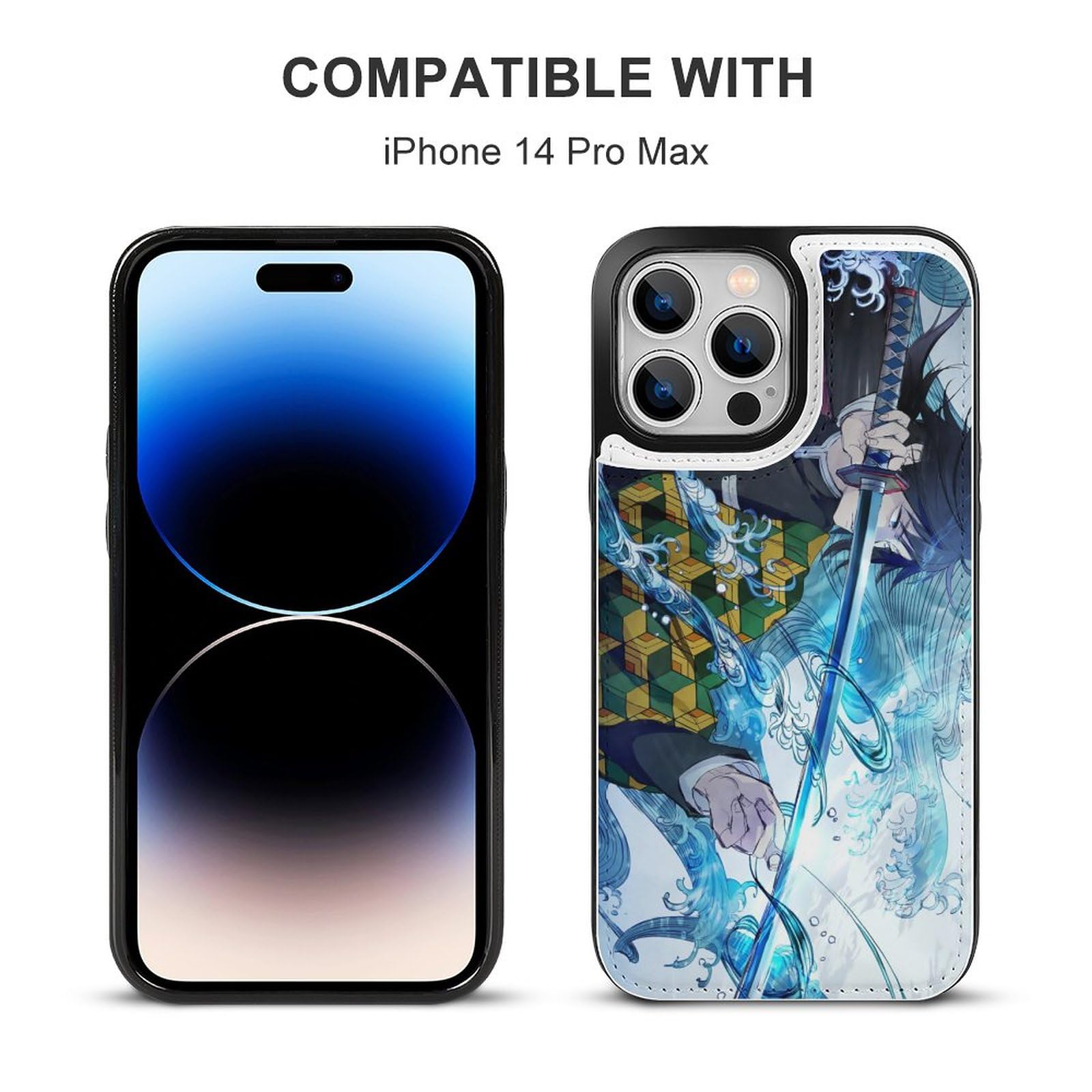 鬼滅 名場面 スマホケース 手帳 義勇 鬼滅の刃_PERSON'S 冨岡義勇 手帳型スマホケース(対象機種/Lサイズ