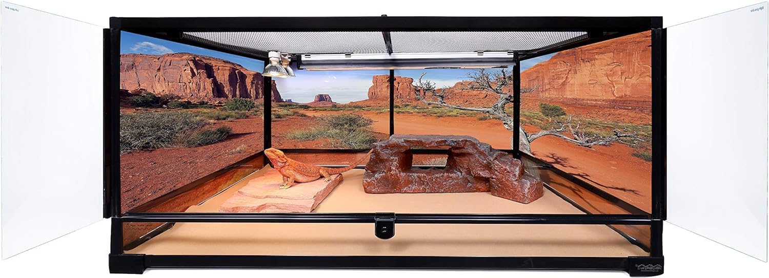 Carolina Custom Cages, 36Lx24Wx18H Large Deep Terrarium; Easy Assembly