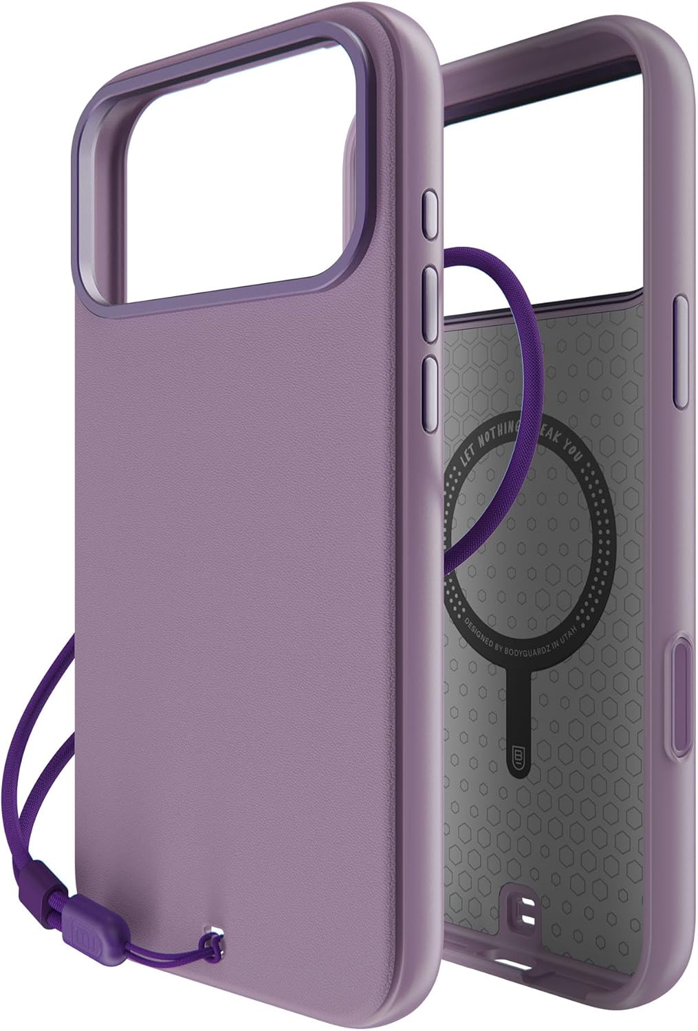 BodyGuardz Pulse Compatible with iPhone 17 Pro Max Case - Shockproof 16 ft Drop Rating - Compatible with MagSafe - Directional Sound Ports - Responsive Buttons (Chalk White)