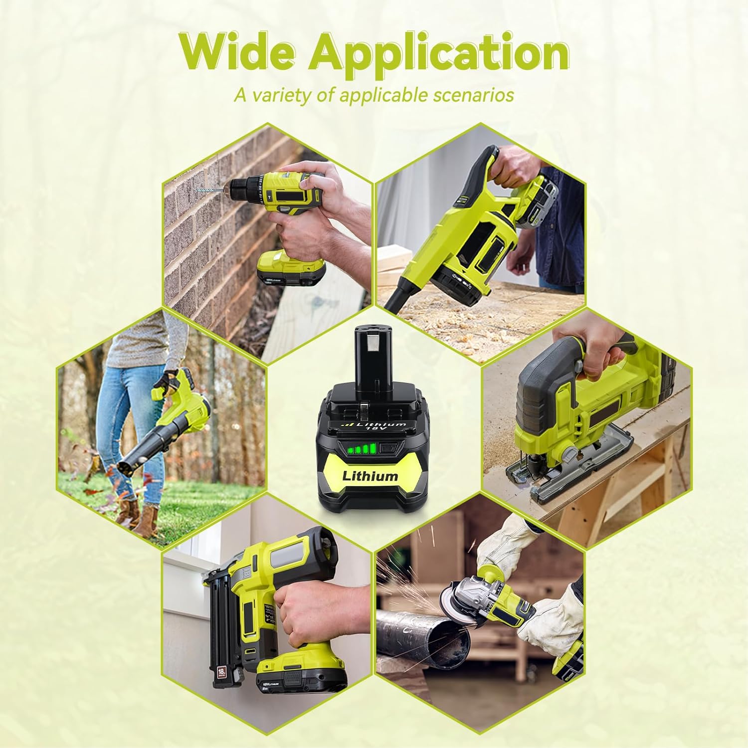 VANON Replacement for Ryobi 18V Battery Zimbabwe Ubuy