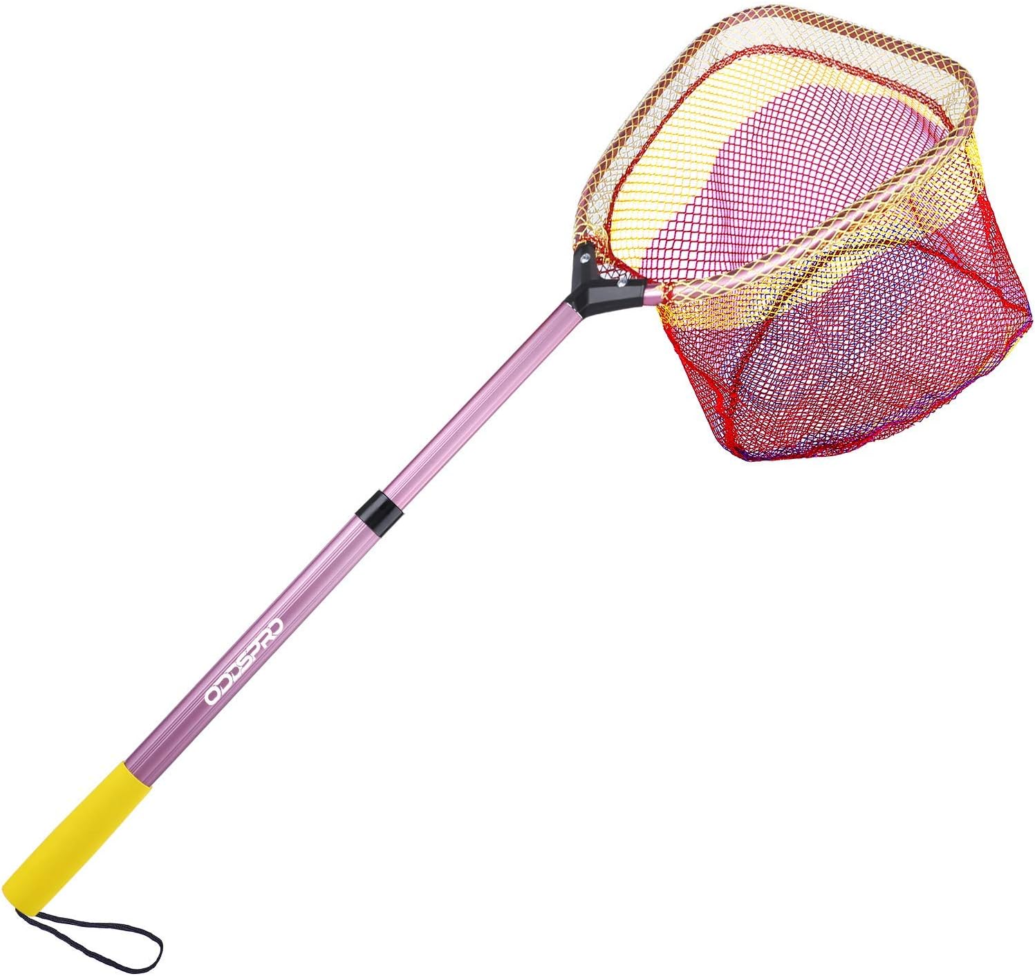 Kids Fishing Net - Telescoping Bait, Minnow, and Butterfly Net With 11.4" Depth, Handle Extends to 30" for Easy Catch and Release