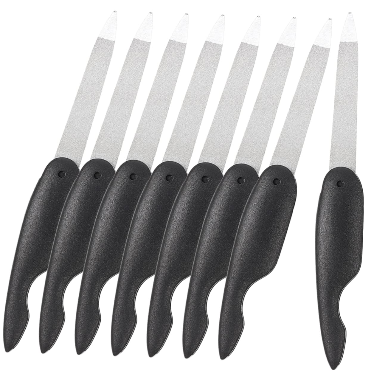 40 Pz lima per unghie pieghevole lima per unghie per unghie naturali strumenti per manicure e pedicure unghia para uñas tamponi per unghie piccole lime per unghie addominali Black