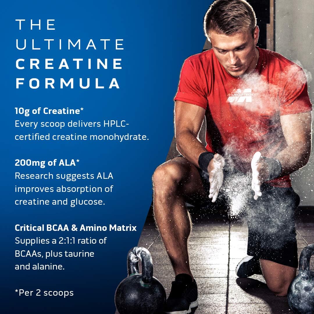 Creatine Monohydrate Powder MuscleTech Cell-Tech Creatine Powder Post Workout Recovery Drink Muscle Builder for Men & Women Musclebuilding Supplements Tropical Citrus Punch