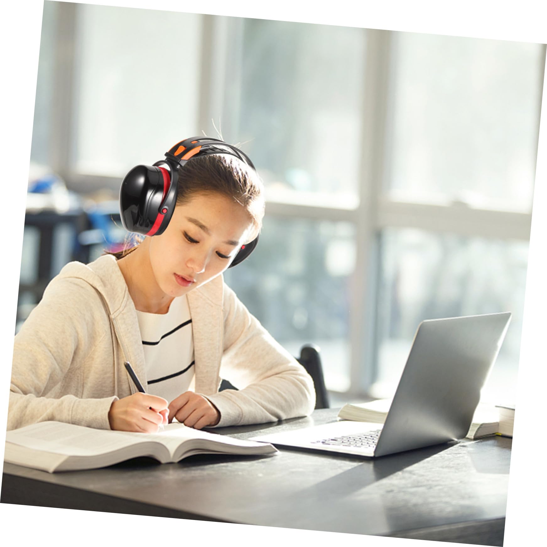 DOITOOL 3 Piezas orejeras insonorizadas auriculares con cancelación de ruido auriculares antiruido auriculares a prueba de ruido auriculares con cable auriculares cable auriculares estéreo