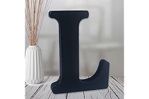 AOCEAN Alphabet Letters for Preschoolers, Unfinished Wood Letter Cutouts (L)