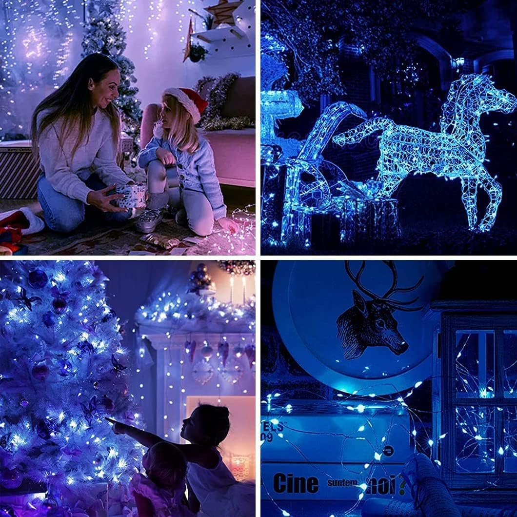 24 Pack Fairy Lights Battery Operated String Lights，7FT 20 Mini LEDs for Bedroom Party Birthday Wedding Indoor Decorations, Cool White