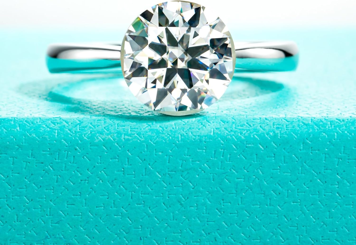 AnuClub Moissanite Engagement Rings 2/3CT D Color VVS1 925 Sterling Silver Moissanite Invisible Setting Wedding Promise Ring for Women with Certificate - Image 2