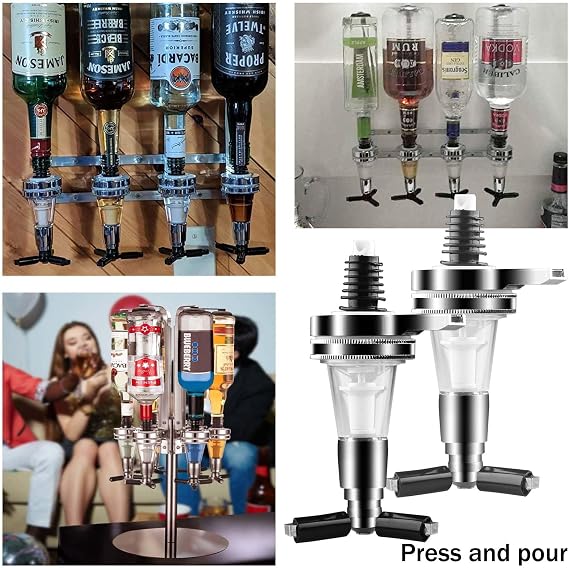 2Pcs Replacement Nozzle 0.8oz 25ml Whiskey Dispenser Nozzle Liquor Dispenser Nozzle Shot for Wine Racks Alcohol Caddy Liquor Cocktail Dispenser by MUGLIO