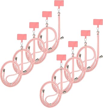 8 Packs Cell Phone Lanyards for Around The Neck,Adjustable Crossbody Phone Strap,Lanyard Phone Holder