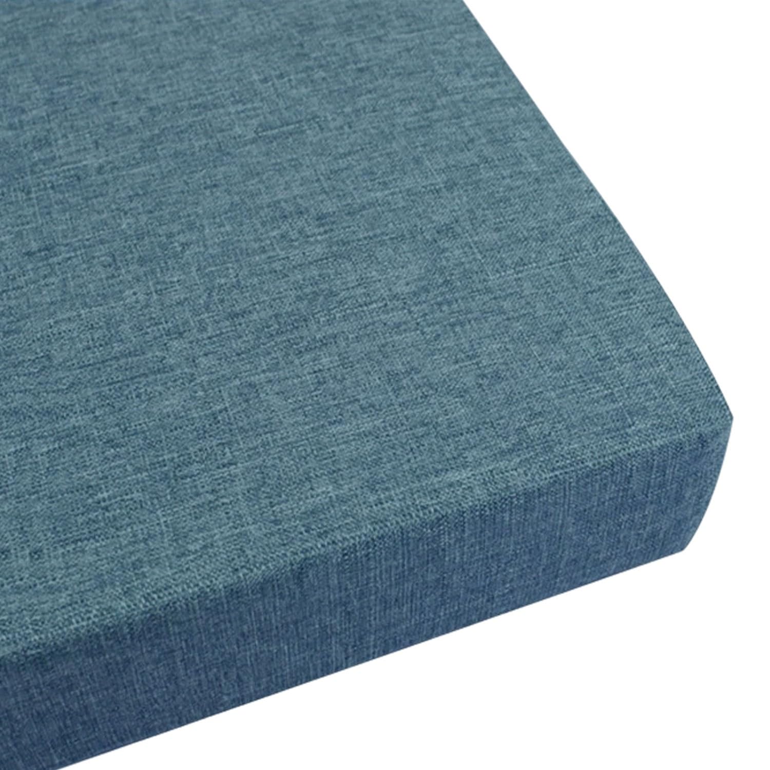 uyeoco Outdoor/Indoor Bench Cushion 120cm/100cm/130cm/90cm/150cm x 40cm/50cm 2/3 seater Non-Slip Seat Pad for Bay Windows, Long Chairs, Dining benches Swings Porch Furniture with Zipper(Y22,50x80cm)