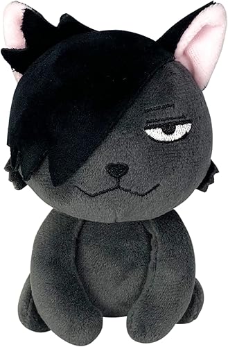 Great Eastern Entertainment Haikyu!! S2 - Peluche de gato Tetsuro Kuroo de 4 pulgadas de alto Great Eastern Entertainment Haikyu!! S2 - Peluche de gato Tetsuro Kuroo de 4 pulgadas de alto