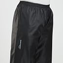 Water Fighter by ZEEL Rain Coat for Men with Adjustable Hood, Polyester Waterproof Full Sleeves, Top and Bottom Set Rainwear, Front Zip with Snap Button Flap (EWF311, Black, XL) gallery image