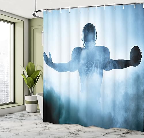 Vista 155 de Ambesonne, cortina de ducha cuatro estaciones