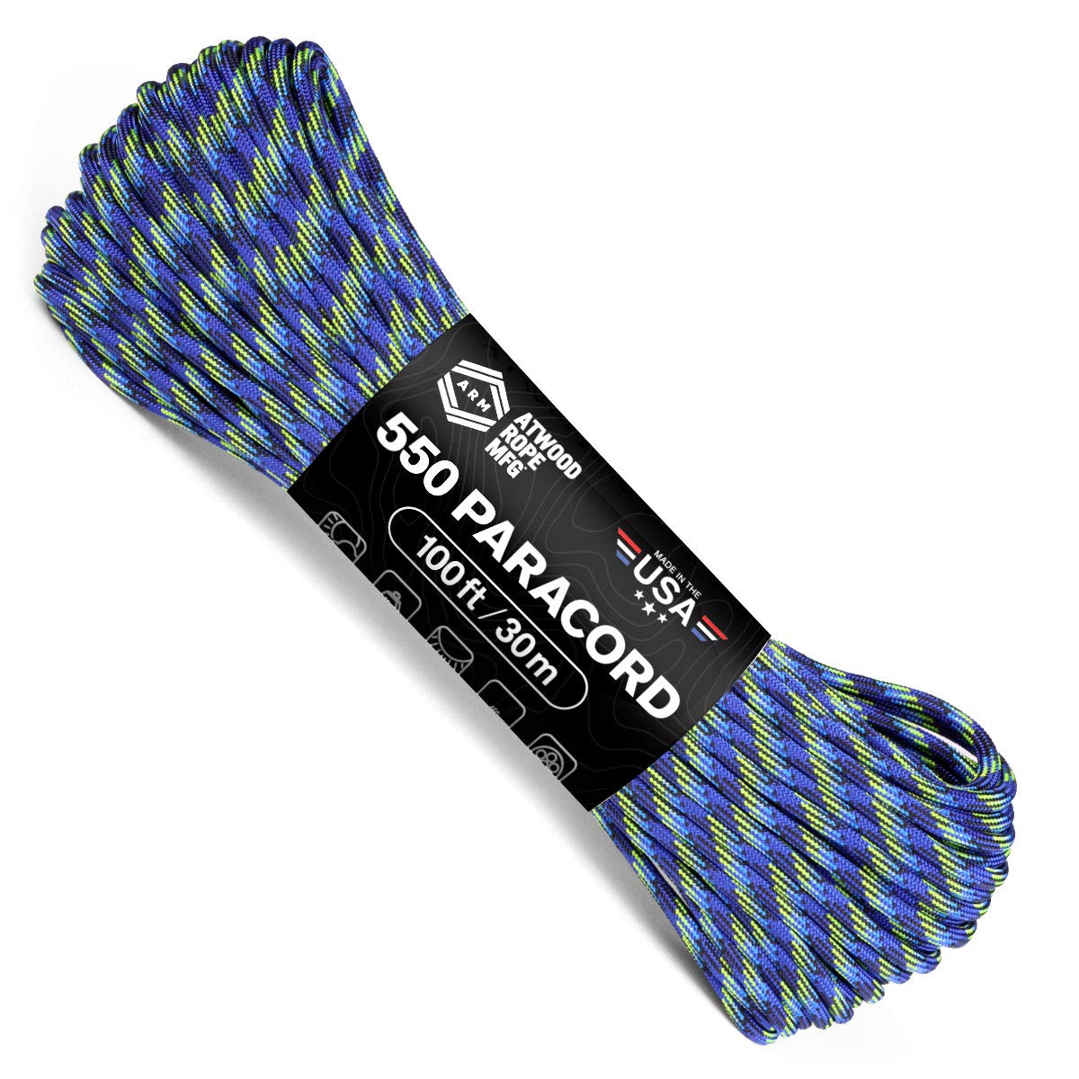 Paracorde 550 en nylon pour bracelets de survie et tressage de poignées outdoor