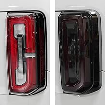 IAG I-Line Smoked LED Tail Light Covers for Ford Bronco 2021+ 2/4 Door (OEM LED Taillights ONLY, Does not fit Base or Sport models)