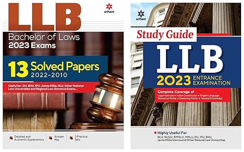 Self Study Guide LLB Entrance Examination 2023 &amp; LLB Entrance Exam Solved (E)