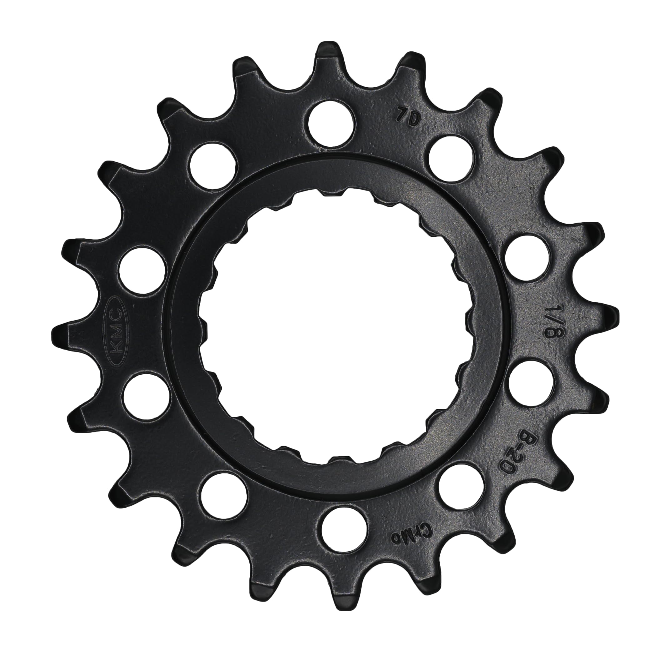 KMC Bosch Gen 2 Wide Front Sprocket, Black, 20T