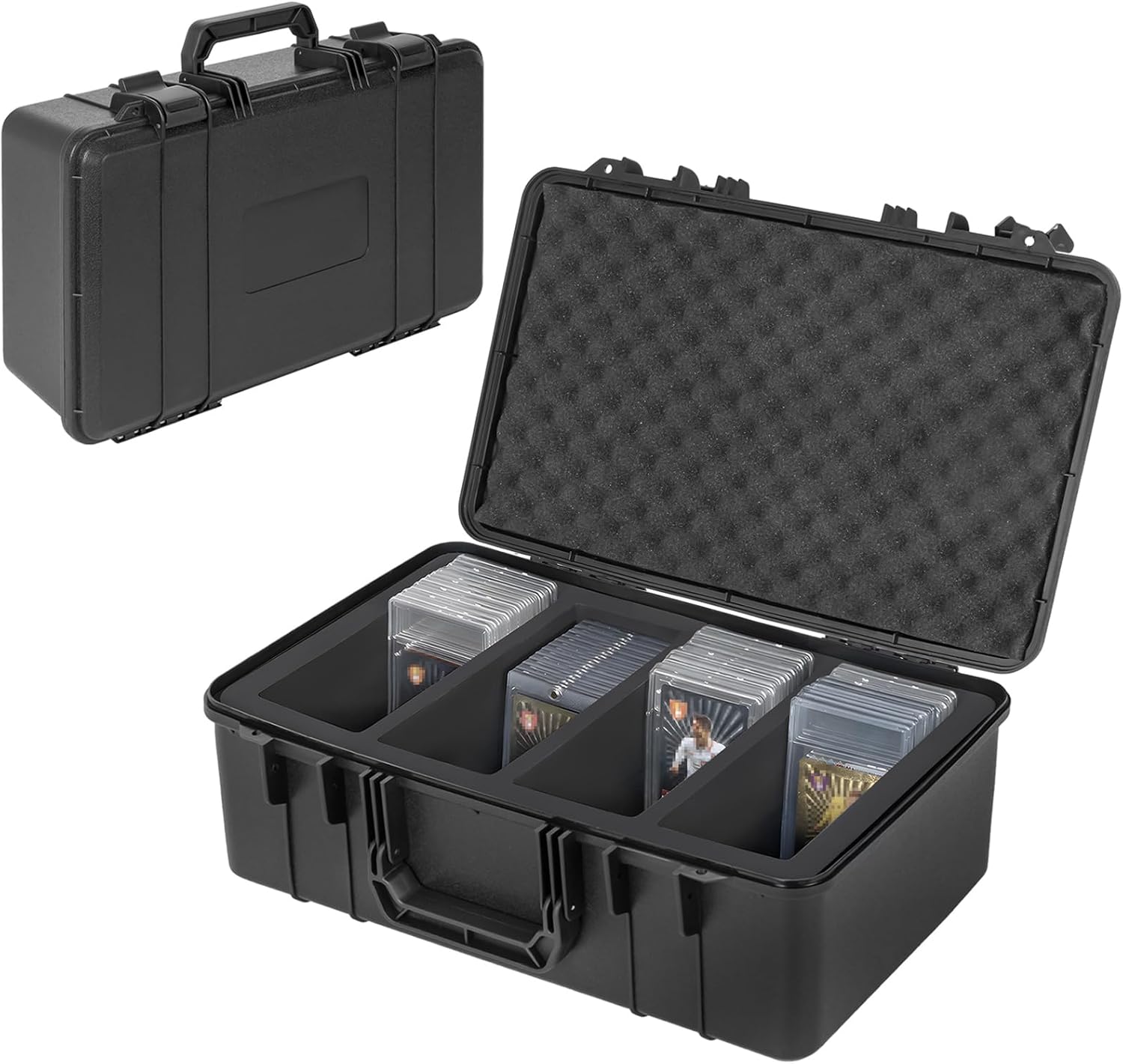 Graded Card Case - Storage Box for 120+ PSA, CSG, BGS Graded Sports Trading Cards