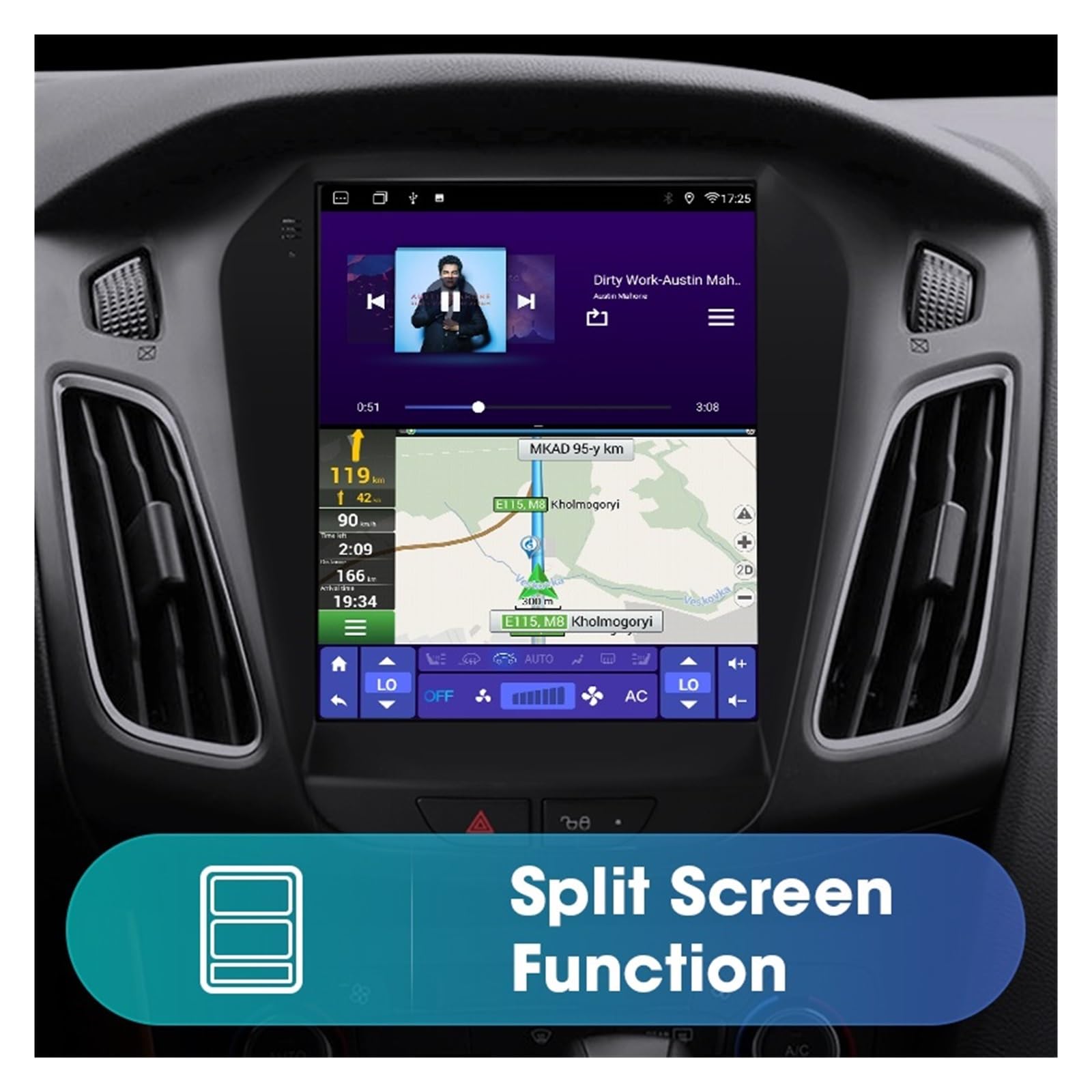 Nawigacja satelitarna Radio Multimedia Odtwarzacz Wideo Nawigacja GPS(S3-camera)