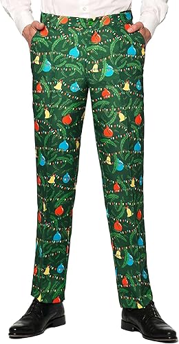 Miniatura 4 de SUITMEISTER Traje navideño para hombre - Traje festivo con luz real y corte ajustado