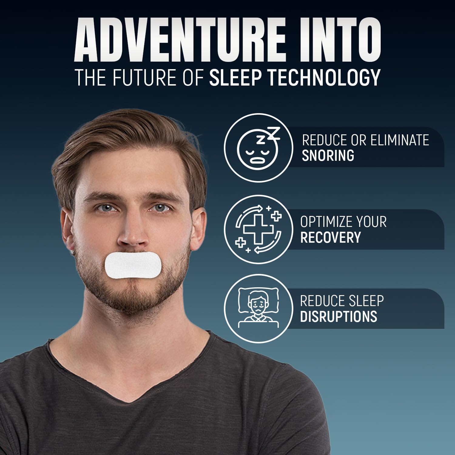 120pcs Sleep Mouth Tape For Snoring, Apnea & Nasal Breathing | Lip Contact Design | Buy Now With - View #12