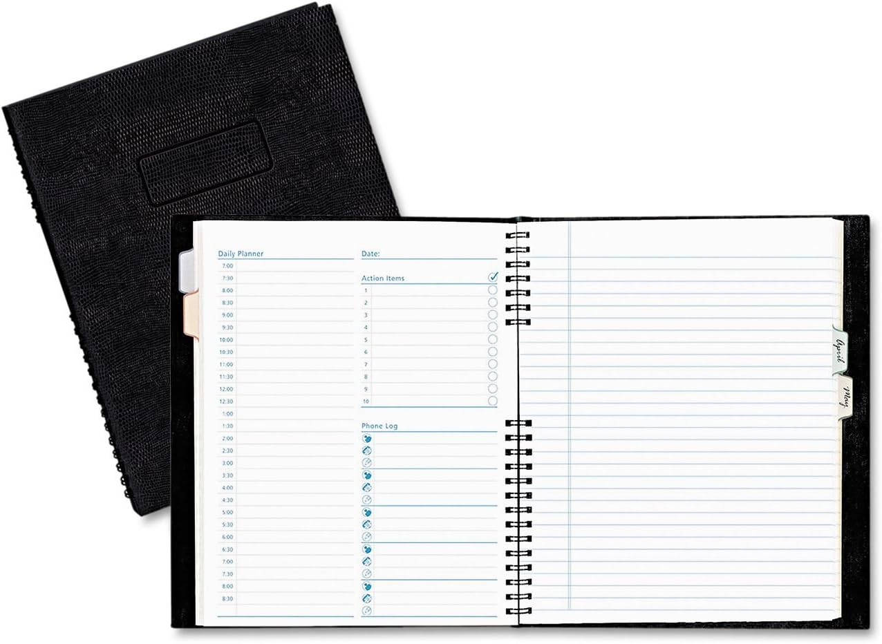 ORGANIZER,NOTEPRO,200PG,BLK