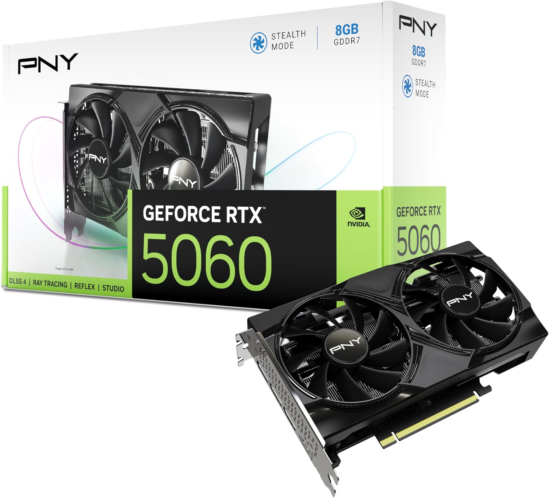 PNY GEFORCE RTX™ 5060 8GB Dual Fan DLSS 4 Graphics Card