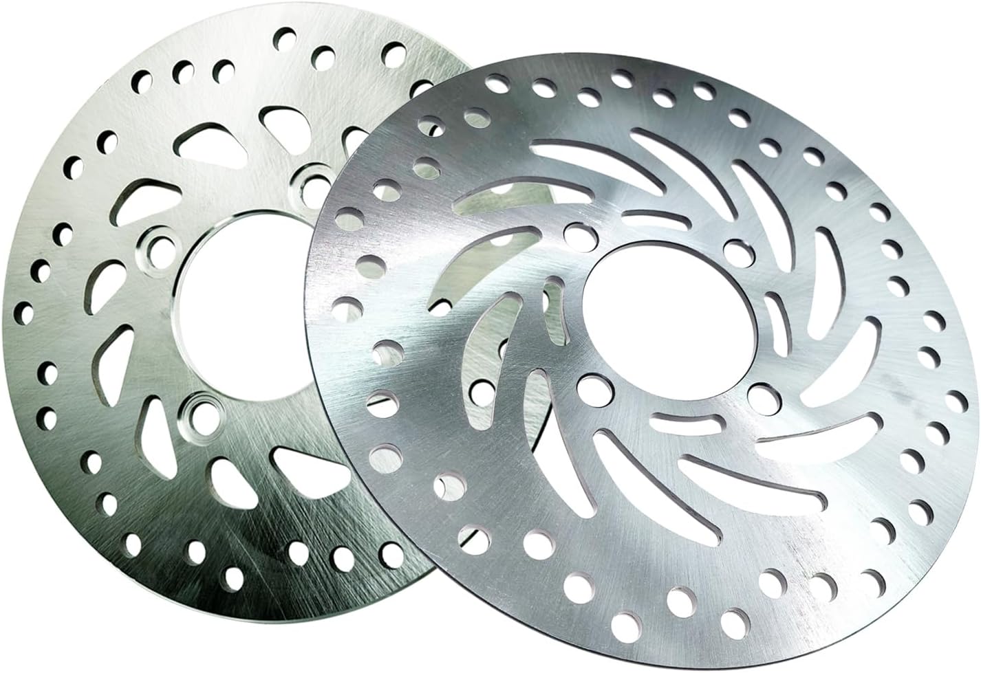 Front & Rear Brake Rotor Motorcycle Discs Compatible with Honda Grom 125 2014-2020 Monkey Z125M 2019-2021 Direct Replacement Stainless Steel Motorcycle Discs OEM# 45251-KWB-602 43251-K26-900