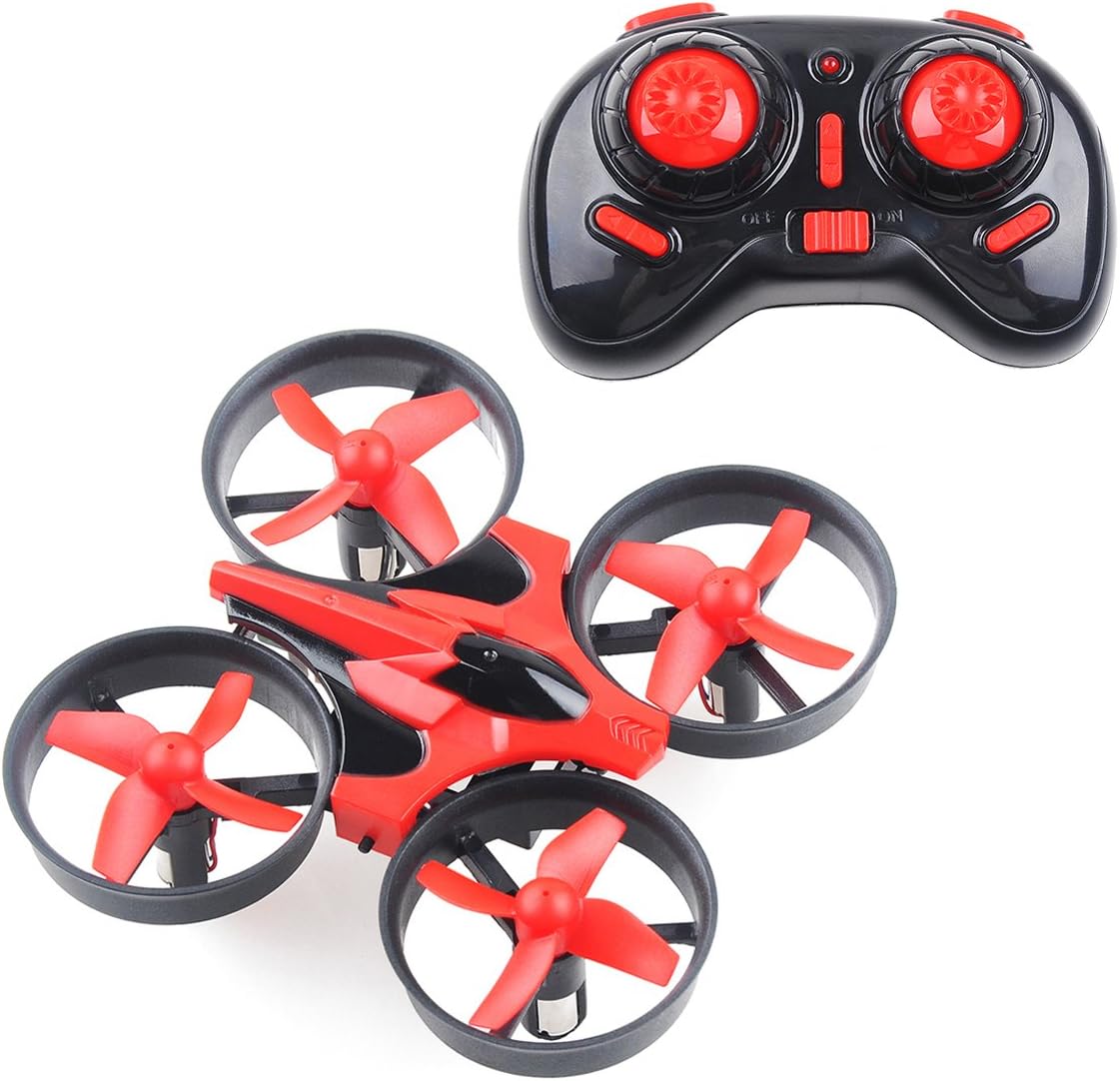 nihui ProAcc RTF Quadcopter Mini UFO Drone 2.4G 4CH 6 Axis Blade Inductrix Headless Mode Red