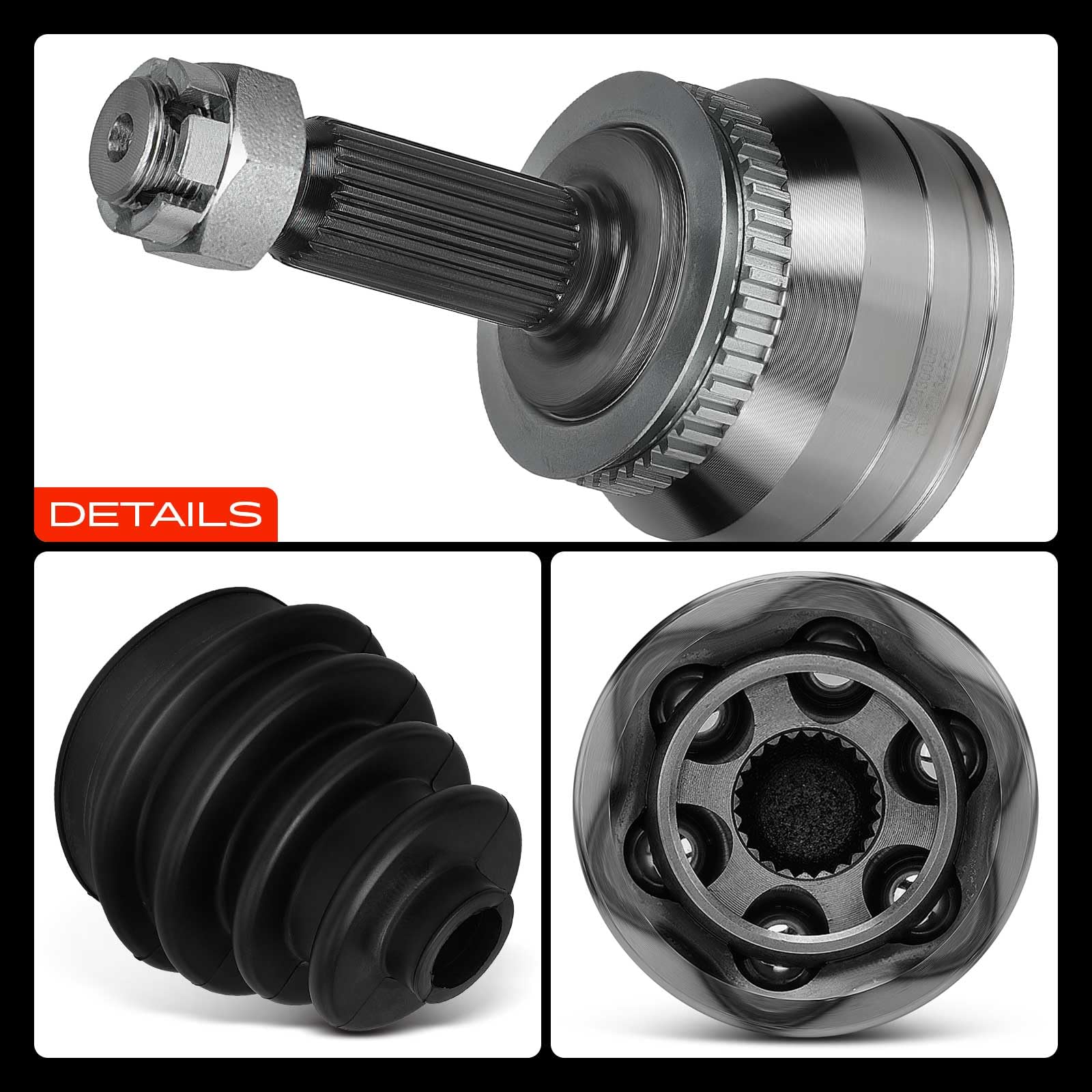 Frankberg Kit de junta homocinética del eje delantero lado de la rueda | Compatible con: Cerato Saloon LD, Cerato LD