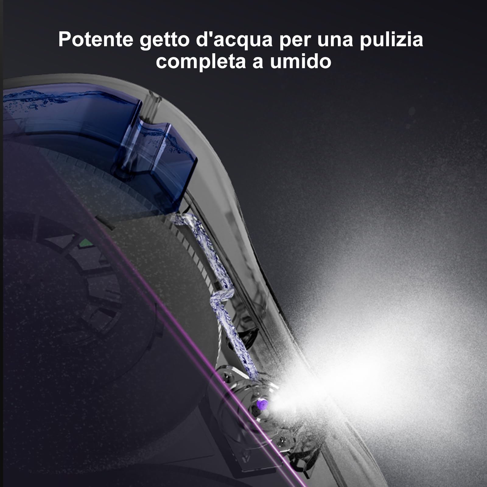 Satuo S9PRO robot do mycia szyb ze stacją wielofunkcyjną, automatyczne czyszczenie ciśnieniowe, dwustronne natryskiwanie, technologia wykrywania krawędzi.