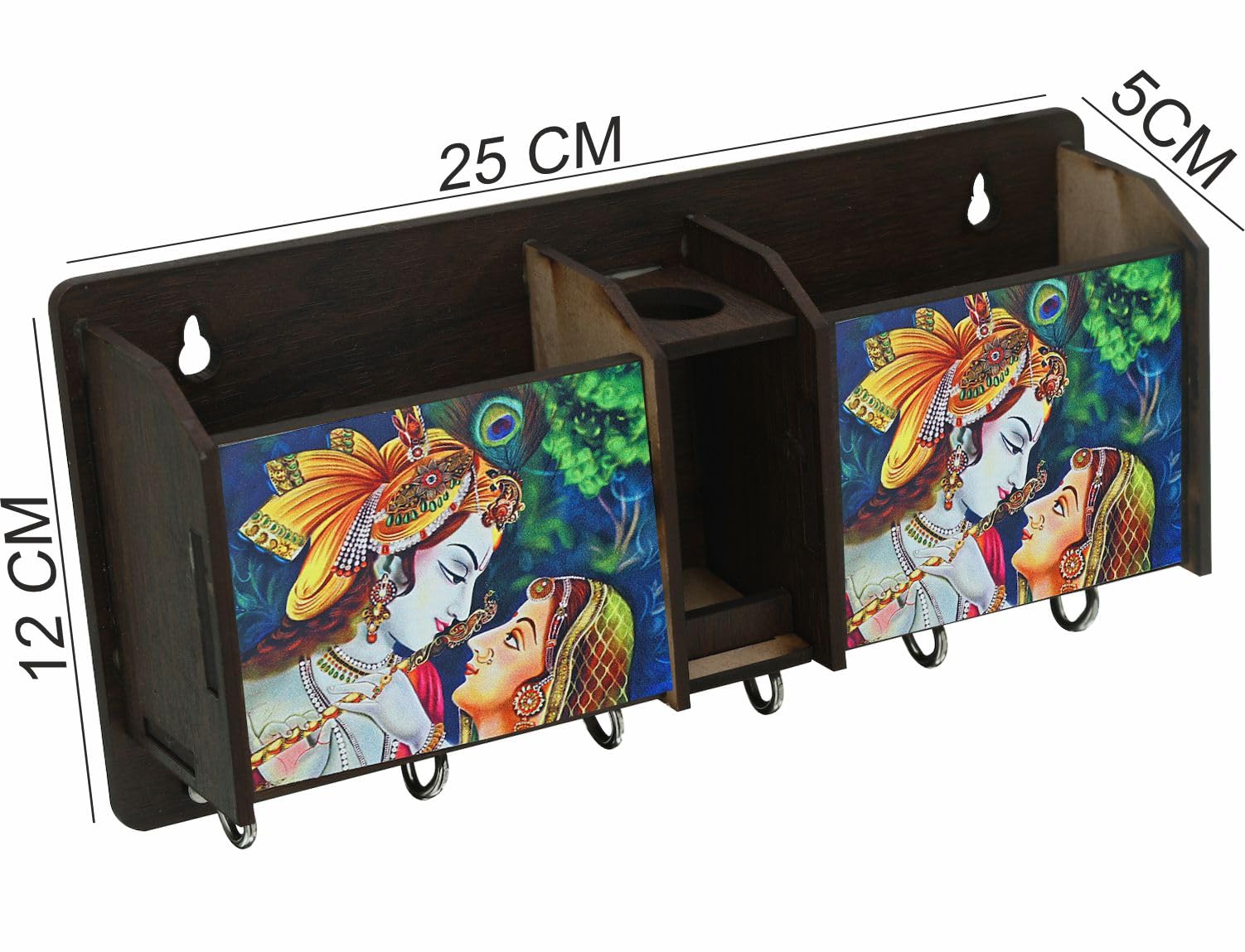 Radha Krishan Key Holder - Key & Mobile Organizer -3