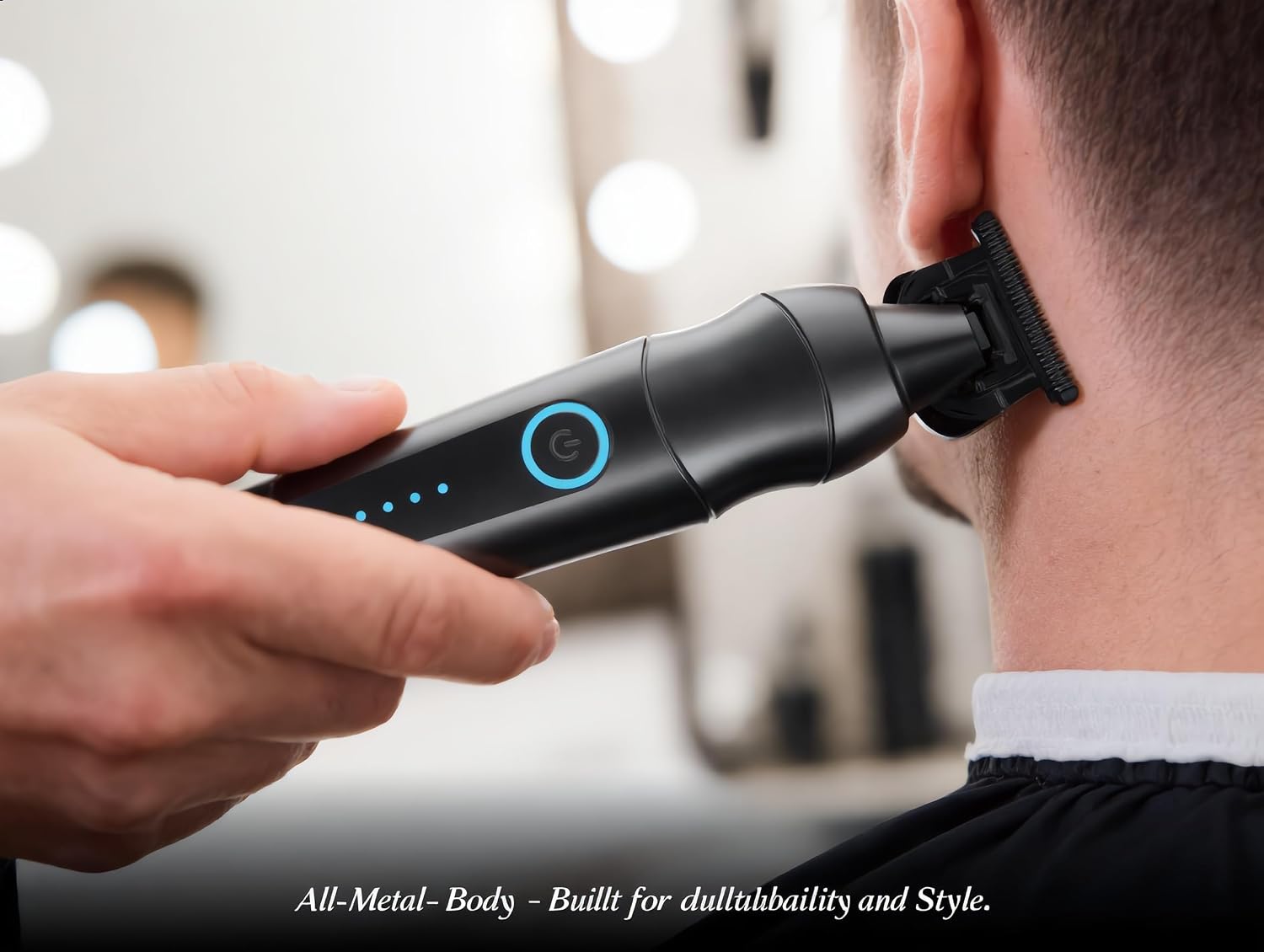 Hair Clippers for Men,beard trimmer for men Professional Clippers for Men Cordless Electric Hair Cutting Barber Clippers Rechargeable docking station Zinc Alloy Body Low Noise Guards for Mens Haircut