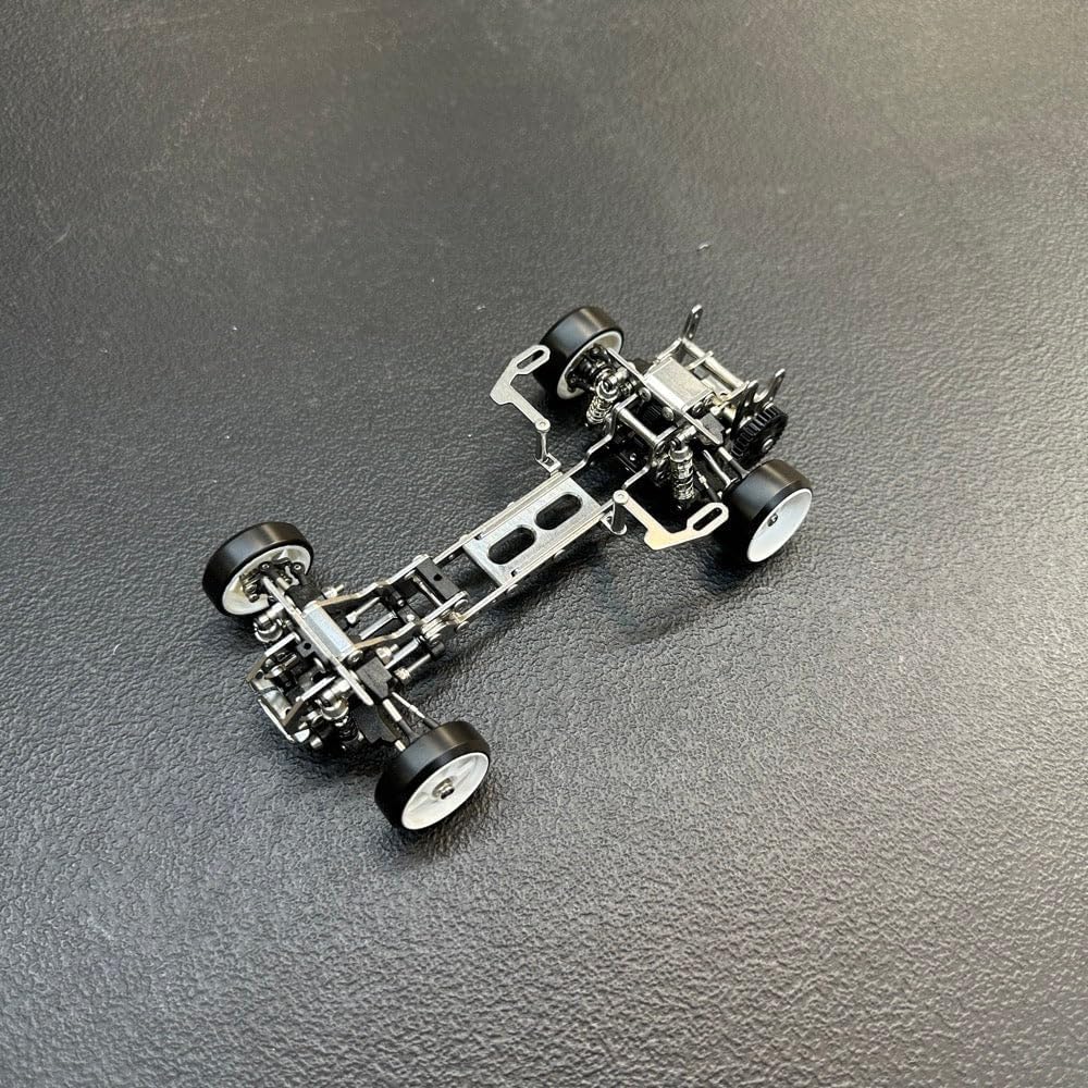 Helidirect Supper-G RTS V0 1/24 RC Drift Car RWD Stainless Steel Main Chassis Kit (Rhino Racing) - Remote Control, RC Drift Car Almost Full Assembled Chassis Kit
