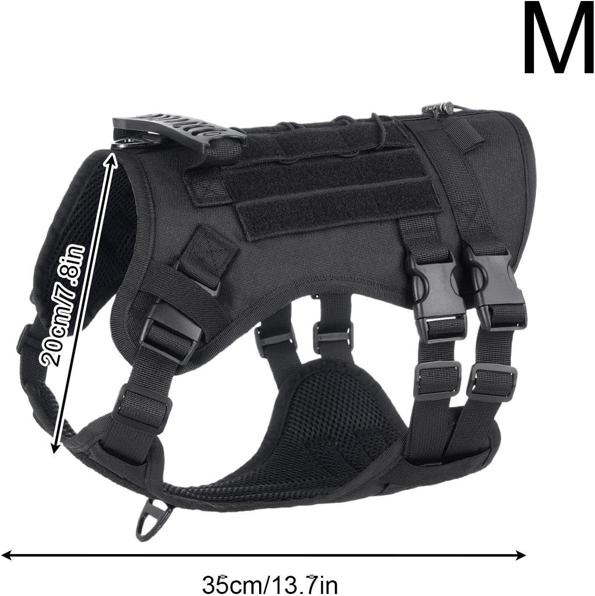 Dog Vest Harness Non-Slip Pet Supplies with Handle | Pet Walking Boy Dog Harness for Small Medium Large Breed Outdoor Hiking Hunting Running Daily Travel