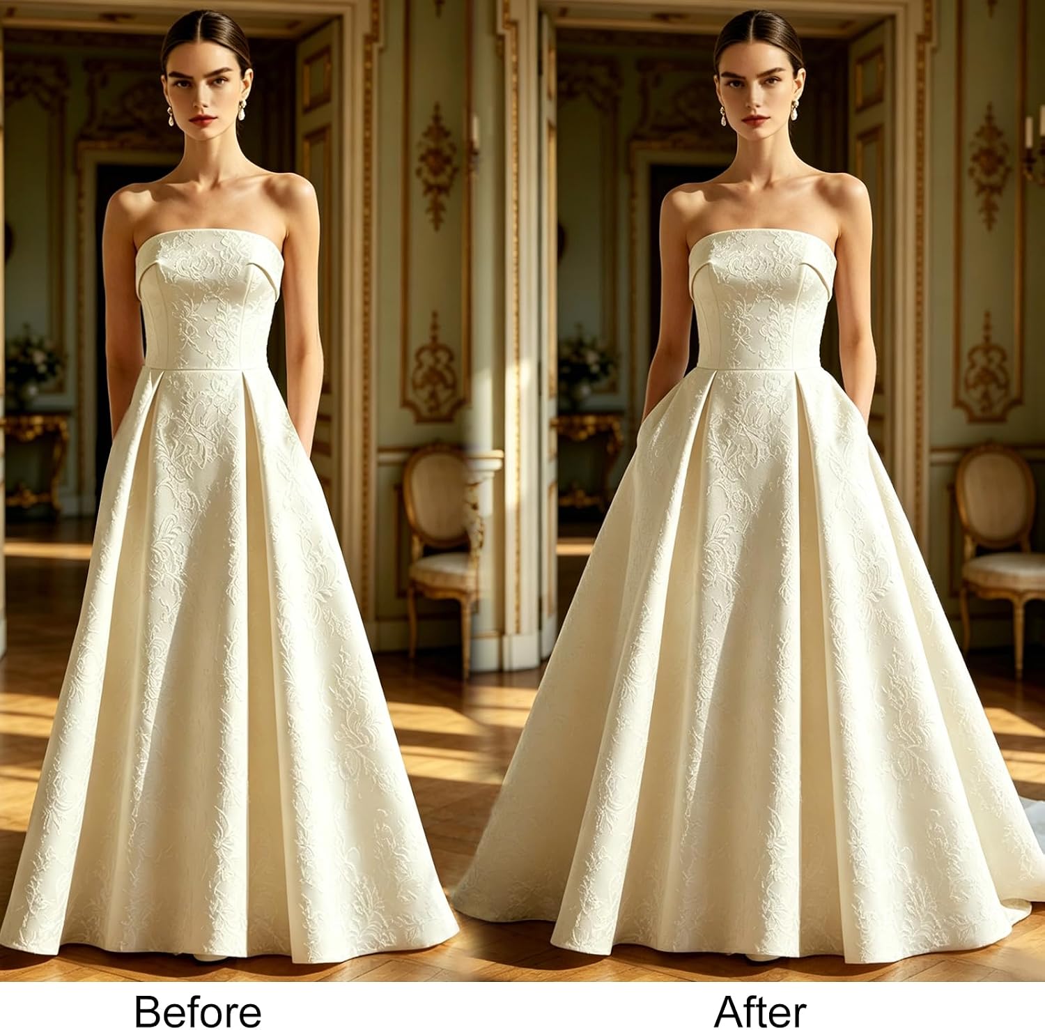 Women's Crinoline 4 Layer Petticoat Slip Tulle Long Underskirt