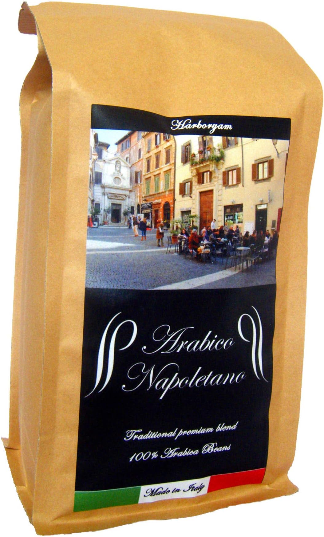 Harboryam Ground Coffee - 100% Arabica Blend traditionally Made in Italy (0.5kg 1xbag)