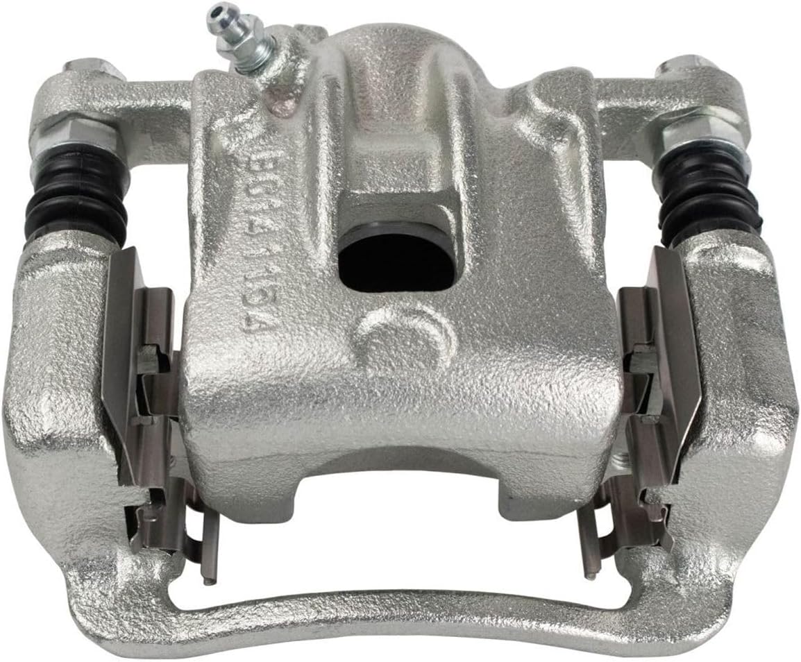 Disc Brake Caliper Assembly Rear Left Driver Side Steel Cast Iron with Bracket and Hardware 1-Piston Quantity for Hyundai for Sonata 2.4L 2008-2010 19-B3413A 18FR12762C
