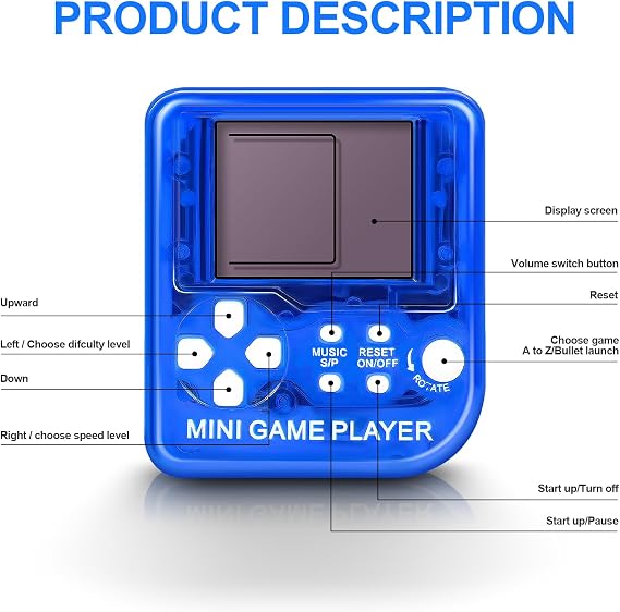 DOEA 18Pcs Video Game Party Favors for Kids, Arcade Keychain, Bulk Party Supplies for Birthday, Goodies Bags Stuffer Classroom Prizes