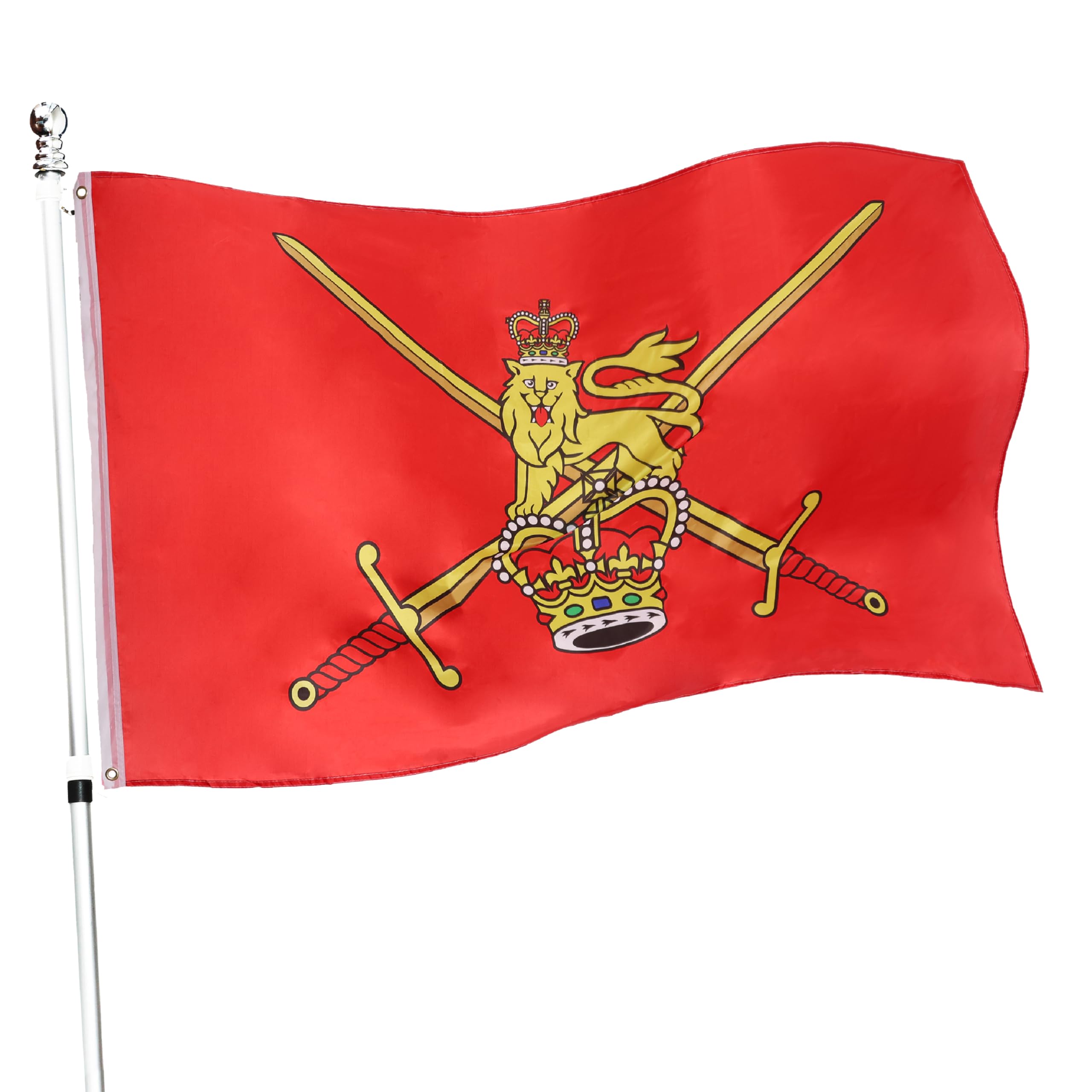 I LOVE FANCY DRESS British Army Flag - 5ft x 3ft, Red, One Size